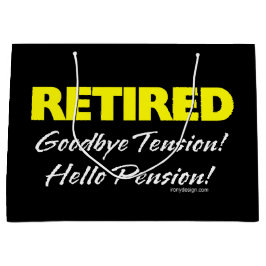 Bolsa De Regalo Grande Pensión jubilada de Hellow (oscura)