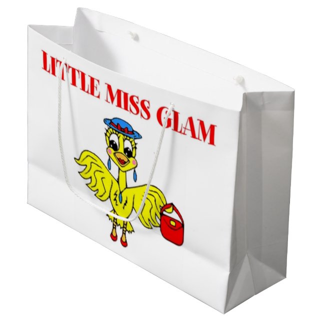 BOLSA DE REGALO GRANDE PEQUEÑO MISS GLAM (Angulo Anverso)