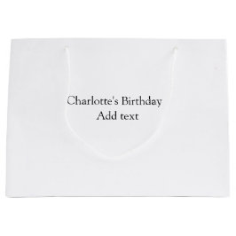 Bolsa De Regalo Grande Pequeños niños pequeños mínimos y lindos Añadir cu