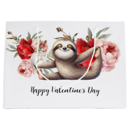 Bolsa De Regalo Grande Perezoso en el Día de San Valentín