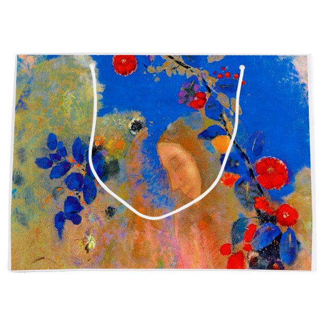 Bolsa De Regalo Grande Perfil bajo un arco, Redon (Anverso)