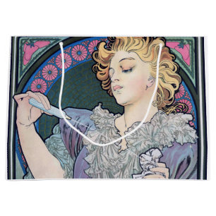 Bolsa De Regalo Grande Perfume, Alphonse Mucha