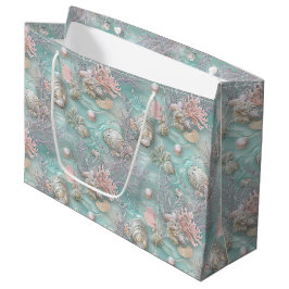 Bolsa De Regalo Grande Perlas Bajo El Mar