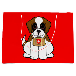 Bolsa De Regalo Grande Perrito de St Bernard