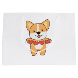 Bolsa De Regalo Grande Perro De Corgi Para Animales El día de San Valentí