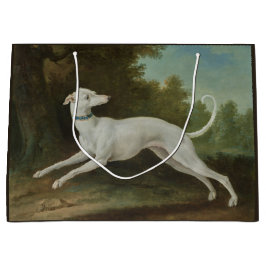 Bolsa De Regalo Grande Perro de Greyhound blanco (por Jean-Baptiste Oudry