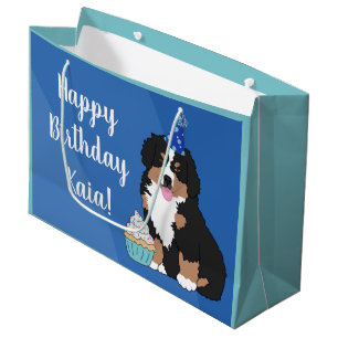 Bolsa De Regalo Grande Perro de montaña de Bernese