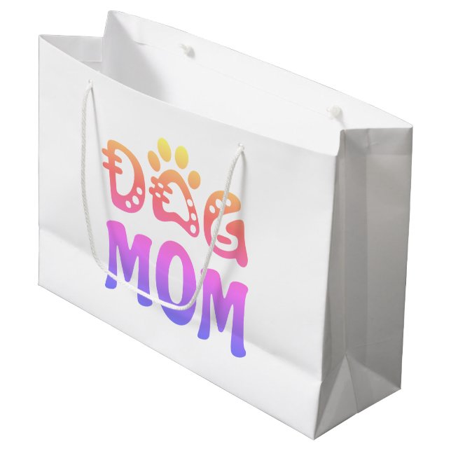Bolsa De Regalo Grande Perro Mamá (Angulo Anverso)