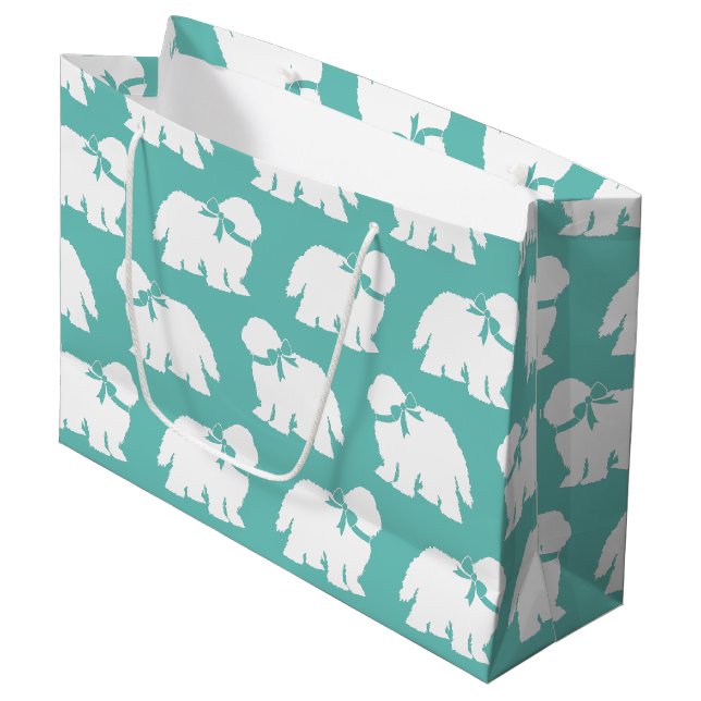 Bolsa De Regalo Grande Perro ovino cachorro de oveja inglés viejo perro (Angulo Anverso)