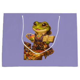 Bolsa De Regalo Grande Personaje de Rana Diseñadora de Reino
