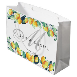 Bolsa De Regalo Grande Personalisierbar Toscana Elegante Wedding
