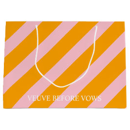 Bolsa De Regalo Grande Personalizable Vencir Antes De Votos Con Nombre