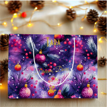 Bolsa de regalo grande personalizada con festivida