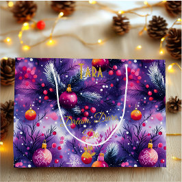 Bolsa de regalo grande personalizada con festivida