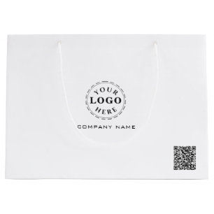 Bolsa de regalo grande personalizada para branding