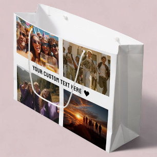 Bolsa De Regalo Grande Personalizado 8-Photo Keepsake Gift Wrap