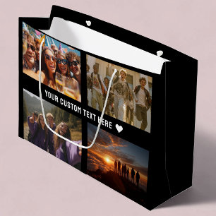 Bolsa De Regalo Grande Personalizado 8-Photo Keepsake Gift Wrap