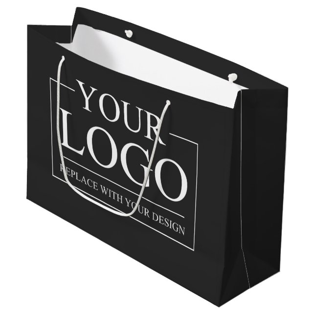 Bolsa De Regalo Grande Personalizado Business ADD LOGO Company Profesiona (Angulo Anverso)