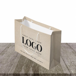 Bolsa De Regalo Grande Personalizado de negocios con el logotipo de la Co