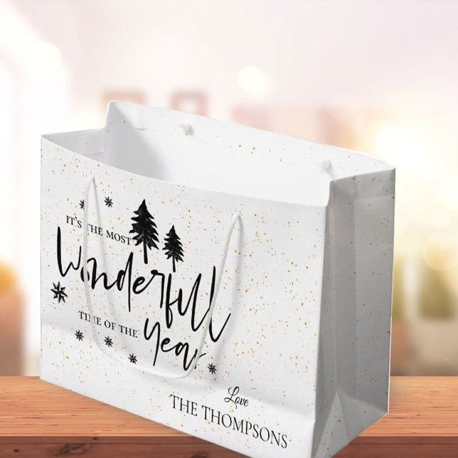 Bolsa De Regalo Grande Personalizado La mejor época del año Navidades (Subido por el creador)