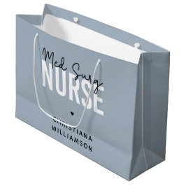 Bolsa De Regalo Grande Personalizado Med Surg Nurse | Enfermero médico-qu