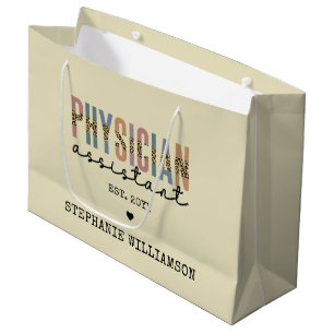 Bolsa De Regalo Grande Personalizado Médico Auxiliar Asociado de Médico
