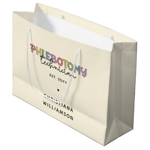 Bolsa De Regalo Grande Personalizado Phlebotomy Technician PBT Phlebotomy