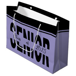 Bolsa De Regalo Grande Personalizado senior negro clásico