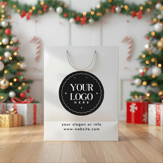 Bolsa De Regalo Grande Personalized Company Logo  | Custom Business Gift  (Subido por el creador)