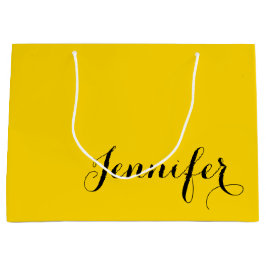 Bolsa De Regalo Grande Personalized Elegant Name Printed Large Gift Bag