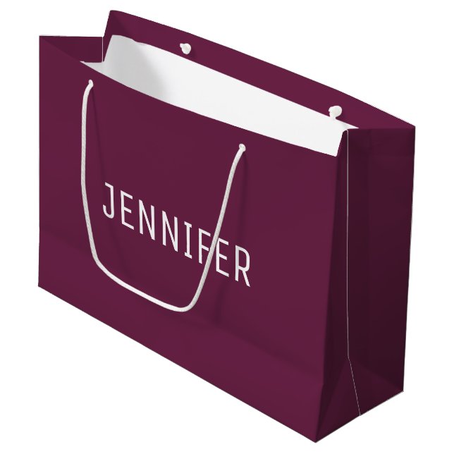 Bolsa De Regalo Grande Personalized Formal Design Large Gift Bag (Angulo Anverso)