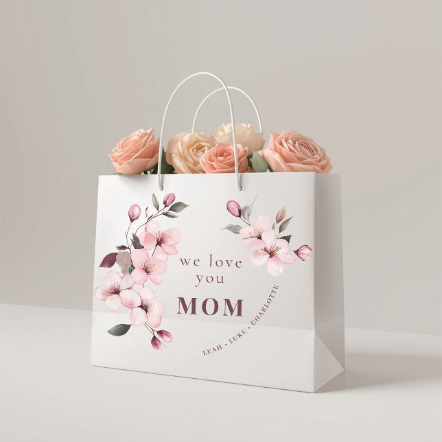 Bolsa De Regalo Grande Personalized Mothers Day Gift Bag for Mom (Subido por el creador)