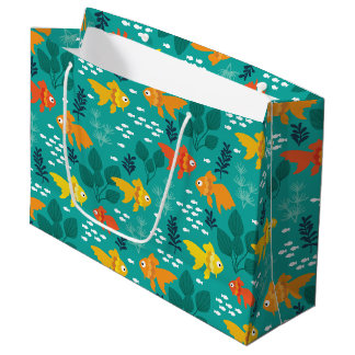 Bolsa De Regalo Grande Pescado de oro en acuario