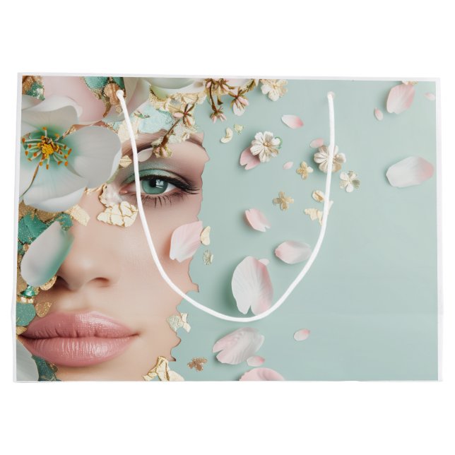 Bolsa De Regalo Grande Petal Awakening (Reverso)