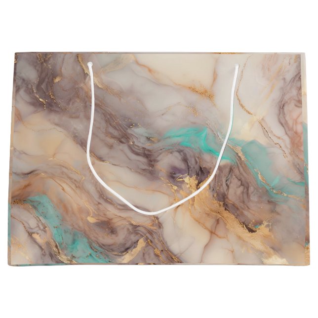 Bolsa De Regalo Grande Petal dorado (Anverso)