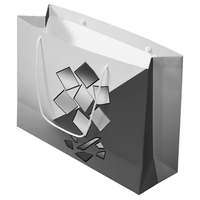 Bolsa De Regalo Grande Pétalos de cromo (Angulo Anverso)