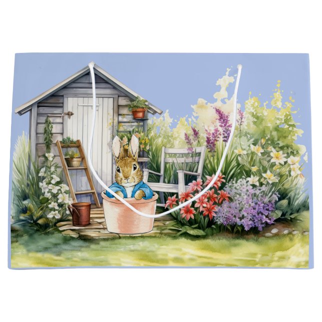 Bolsa De Regalo Grande Peter the Rabbit Garden Shed (Anverso)