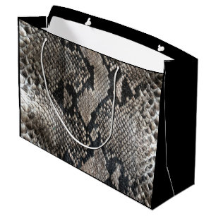 Bolsa De Regalo Grande Piel de serpiente de moda del pitón - moda