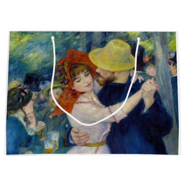 Bolsa De Regalo Grande Pierre-Auguste Renoir - Baile en Bougival (Anverso)