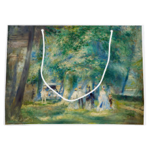Bolsa De Regalo Grande Pierre-Auguste Renoir - El Fiesta en Saint-Cloud