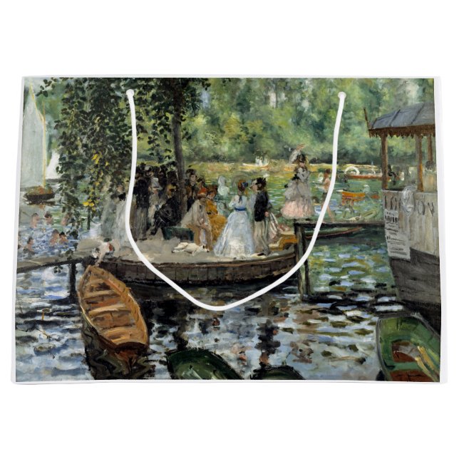 Bolsa De Regalo Grande Pierre-Auguste Renoir - La Grenouillere (Anverso)