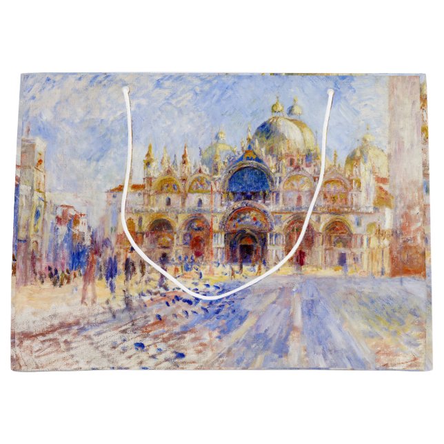 Bolsa De Regalo Grande Pierre-Auguste Renoir - Venecia, Piazza San Marco (Anverso)