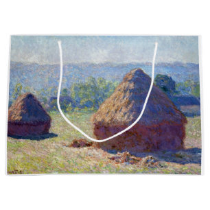 Bolsa De Regalo Grande Pilas de trigo (fin de verano), Monet