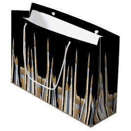 Bolsa De Regalo Grande Pinceles de artistas Bellas Artes B