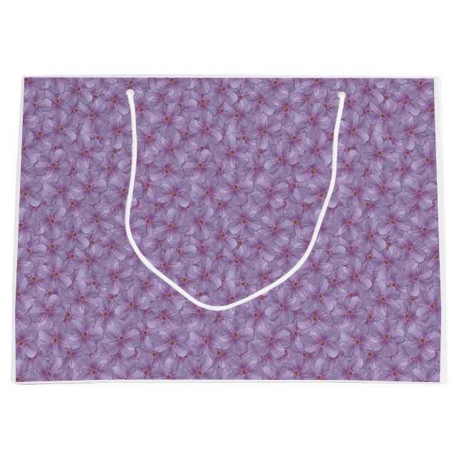 Bolsa De Regalo Grande Pineywoods Geranium Seamless Pattern (Anverso)