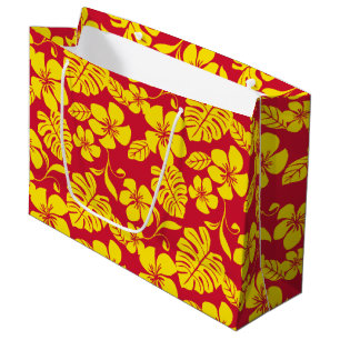 BOLSA DE REGALO GRANDE PINK BIKINI (ROJO/ORO)