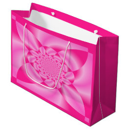 Bolsa De Regalo Grande Pink Leaf Petal