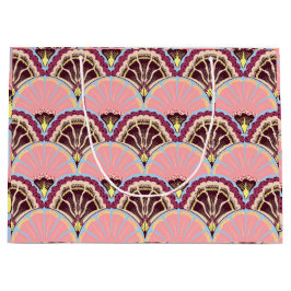 Bolsa De Regalo Grande Pink Scallop Gift Bag