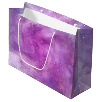 Bolsa De Regalo Grande Pink Starry Sky