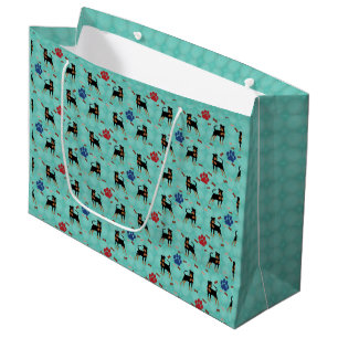 Bolsa De Regalo Grande Pinscher miniatura del dibujo animado
